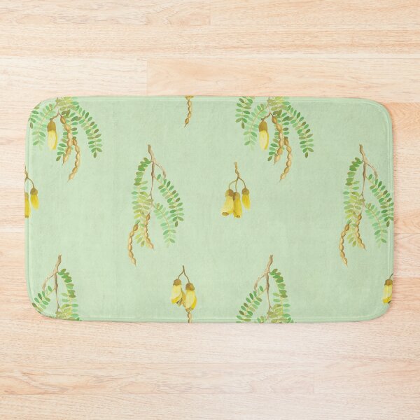 Item preview, Kowhai Sprig - Soft Green designed and sold by Sarah Thorpe Designs .