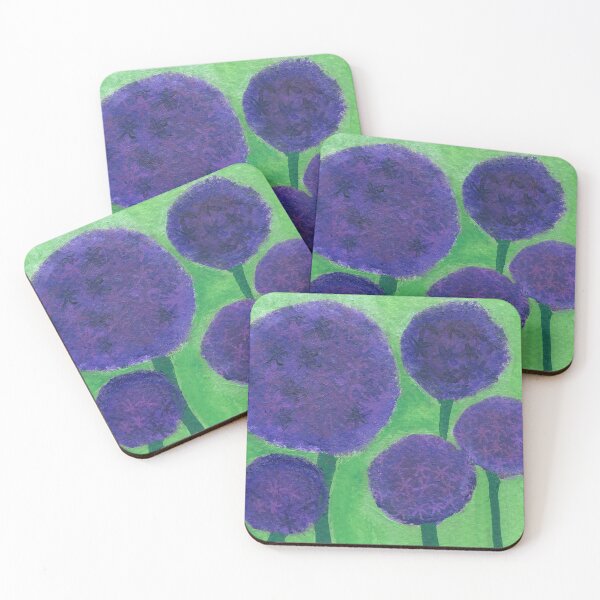 Item preview, Allium Flowers designed and sold by Janine-Brewster.