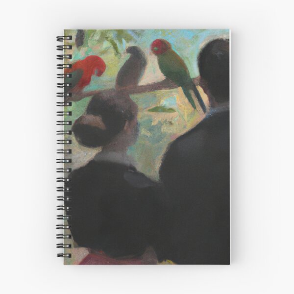 Item preview, The Lovebirds (admiring some Parrots) designed and sold by Tinglesmith.