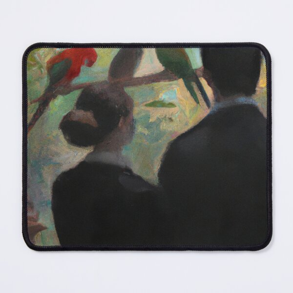 Item preview, The Lovebirds (admiring some Parrots) designed and sold by Tinglesmith.
