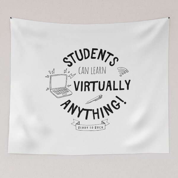 Item preview, Back to School - Students Can Learn Virtually Anything designed and sold by DesignByLeo.