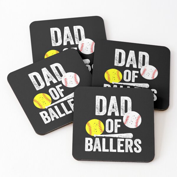 Item preview, Dad Of Ballers Funny Dad Of Baseball And Softball Player designed and sold by MichelSorour.