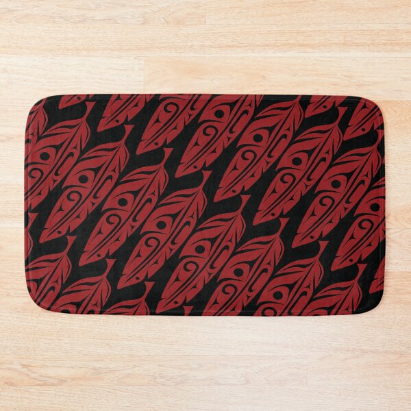 Item preview, Feathers - Red - Angled designed and sold by Lou-ann Neel.