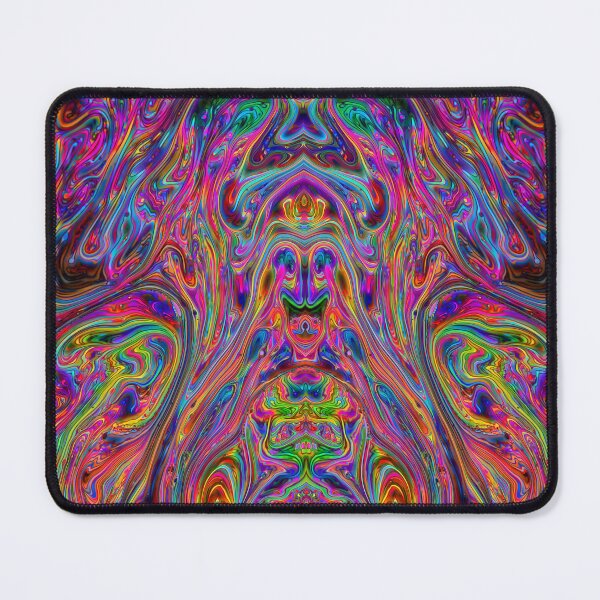 Item preview, Buddha Gazes At The Sky With Friends (Dark Psychedelic Swirly Design) designed and sold by Discordant Dreams Art.
