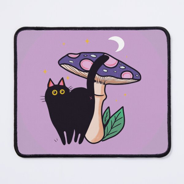 Item preview, Mystical Mushroom Cat designed and sold by lanalaluna.