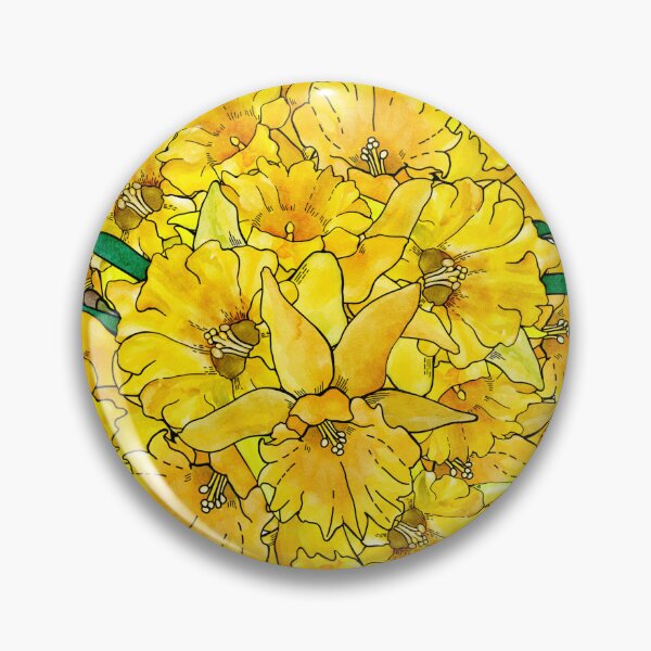 Item preview, Watercolor Daffodil Bouquet  designed and sold by Sketchbook Designs.