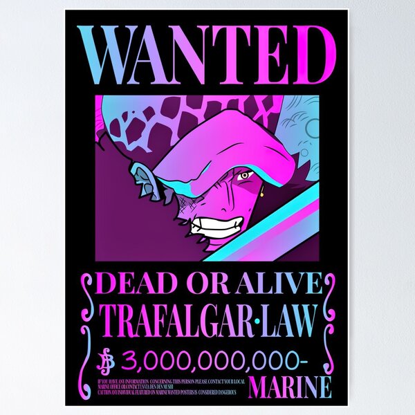 Trafalgar Law #2 - One Piece Wanted Posters Collection