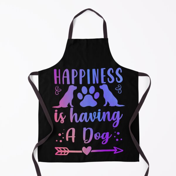 Item preview, Happiness is having a dog. Cute labrador retriever quote designed and sold by pureblacks.