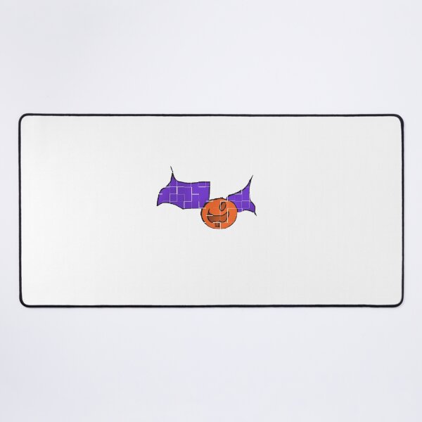 Item preview, Halloween tile pumpkin with cape art designed and sold by Coffeemerc117.