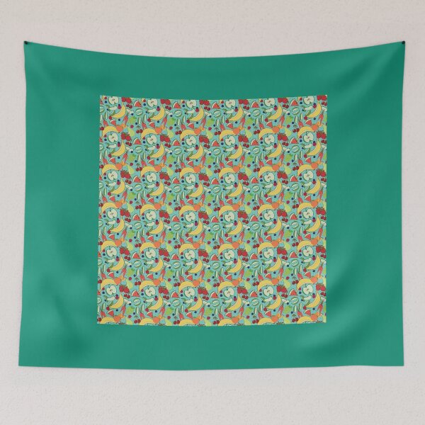 Item preview, Fruit Lunchbox_quot_ repeat pattern Chiffon Top designed and sold by BiBiTran.