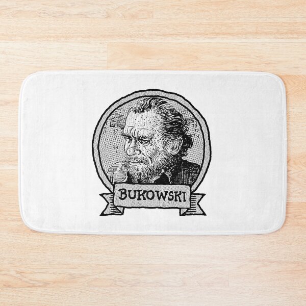 Item preview, Mens Womens Dark Red Light Blue Bukowski Vintage Retro designed and sold by Teston145Duerr.