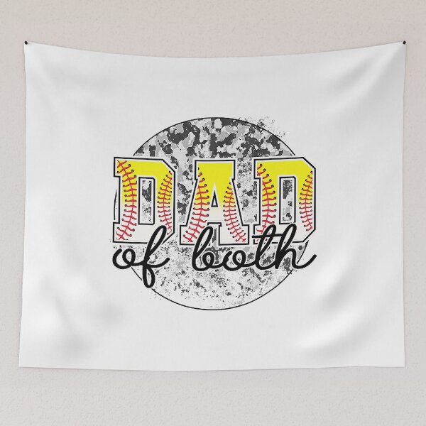 Item preview, Dad Of Both Baseball Softball Camouflage Father's Day designed and sold by MichelSorour.