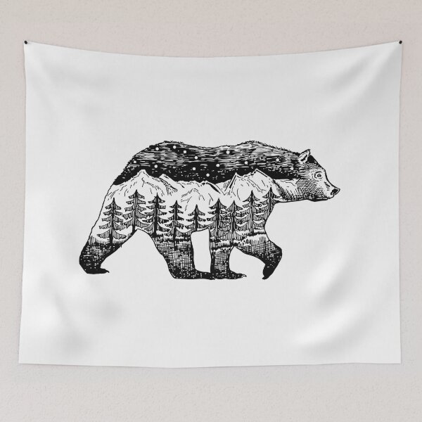 Item preview, Wild Mountain Bear  designed and sold by StickyFun.