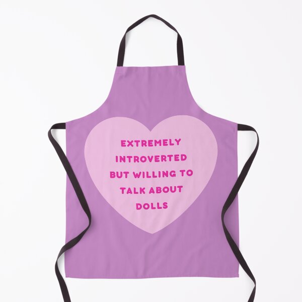 Item preview, Funny Doll Collector Quote - Extremely Introverted but Willing to Talk About Dolls designed and sold by FreyaDraws.