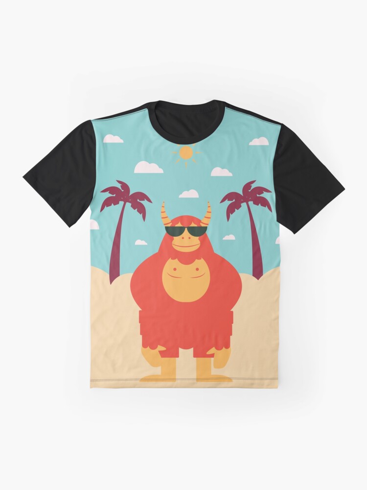 Alternate view of Summer Yetti Graphic T-Shirt