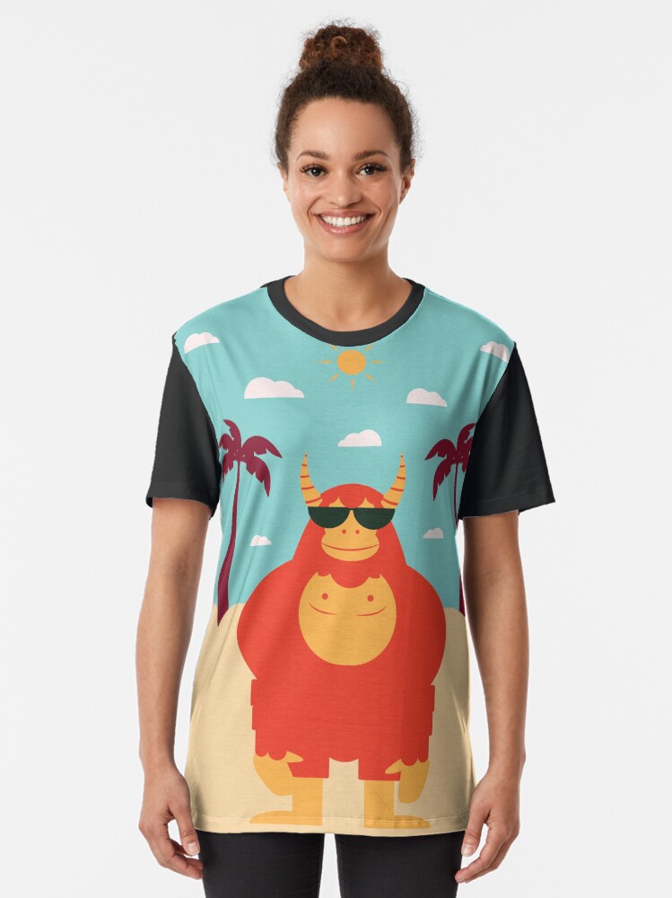 Alternate view of Summer Yetti Graphic T-Shirt