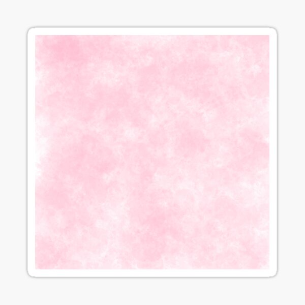 "Soft Baby Powder Pink Gradient Watercolor Digital Mimic Art" Sticker