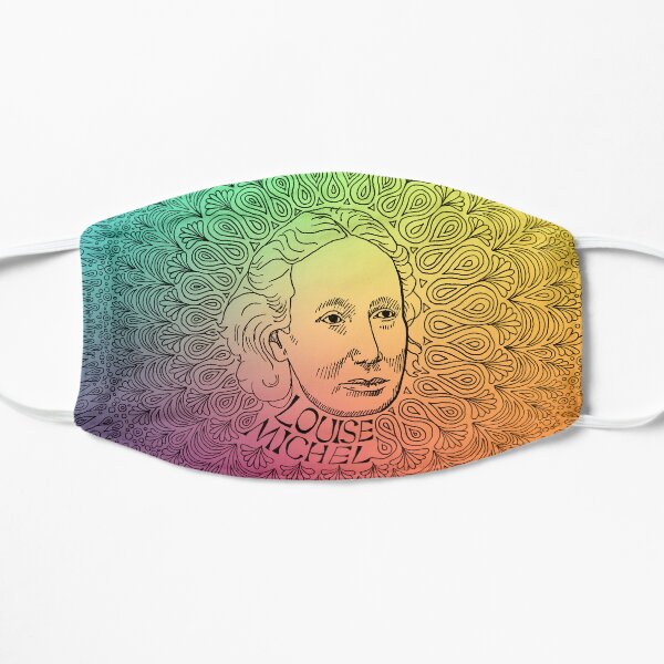 Louise Michel Gradient Flat Mask