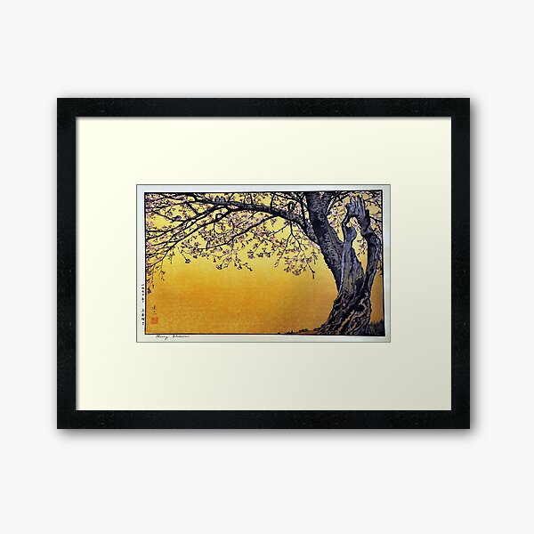 Yoshida Toshi Cherry Blossoms Framed Art Print