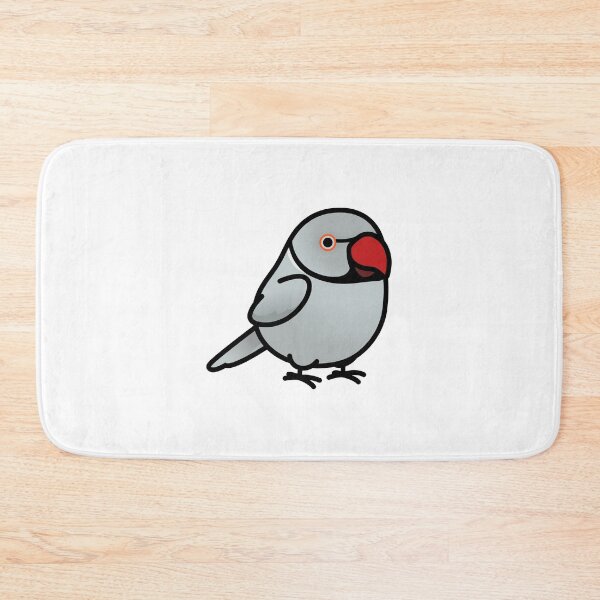 Item preview, Chubby Gray Indian Ringneck Parakeet designed and sold by birdhism.