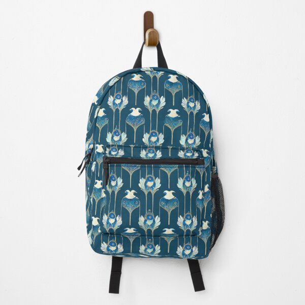 Item preview, Blue Bird Abstract Nouveau Print designed and sold by isomoART.