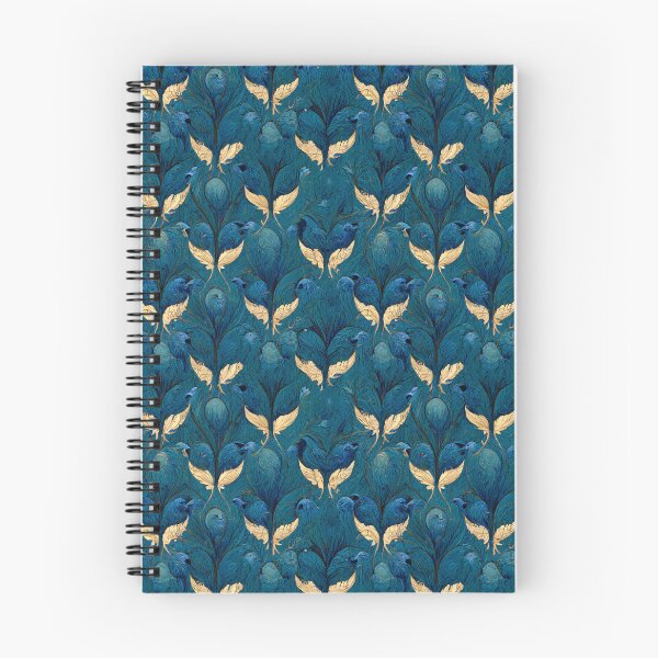 Aperçu de l'œuvre Impression abstraite de plumes d'oiseau bleu créée et vendue par isomoART.