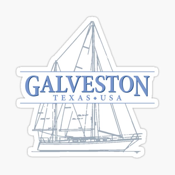Galveston Island Stickers Redbubble