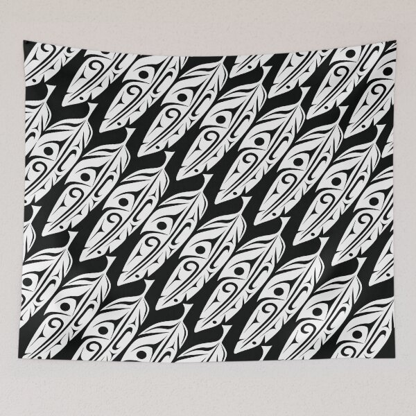 Item preview, Feathers - White - Angled designed and sold by Lou-ann Neel.