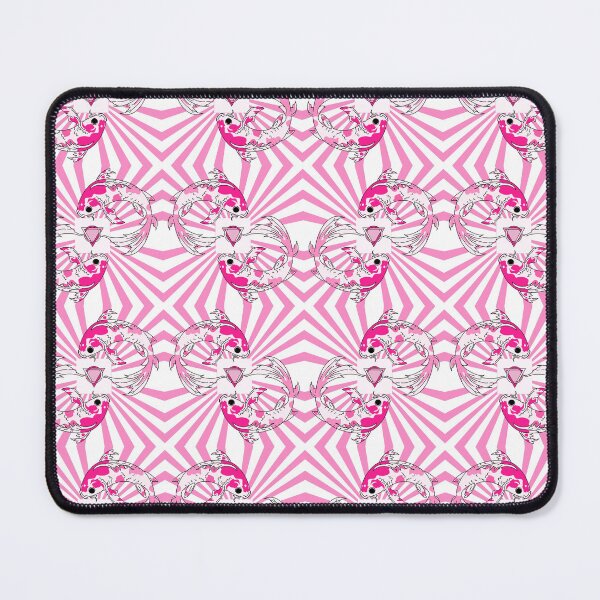 Item preview, The love carp in pink fashion seamless pattern designed and sold by MyMemoriesArts.