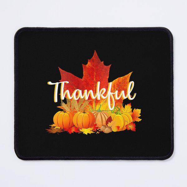 Item preview, Happpy Thanksgiving Day Autumn Fall Maple Leaves Thankful  designed and sold by Miriam Brayan.