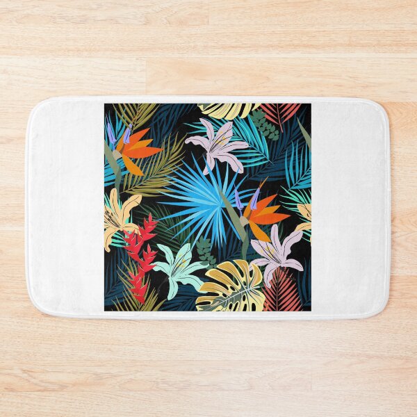 Item preview, Tropical exotic floral leaf - best home design  designed and sold by Amirsaat.