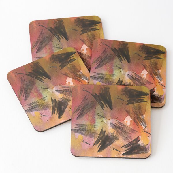 Item preview, Watercolor Pen and Ink Abstract Pattern designed and sold by GrimalkinStudio.