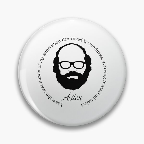 Item preview, Special Present Allen Ginsberg Quote Vintage Photograp designed and sold by Teston145Duerr.