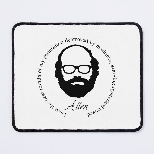 Item preview, Special Present Allen Ginsberg Quote Vintage Photograp designed and sold by Teston145Duerr.