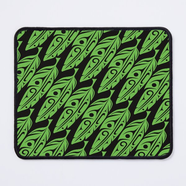 Item preview, Feathers - Lime Green - Angled designed and sold by Lou-ann Neel.