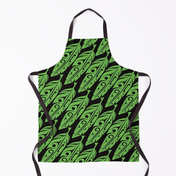 Item preview, Feathers - Lime Green - Angled designed and sold by Lou-ann Neel.