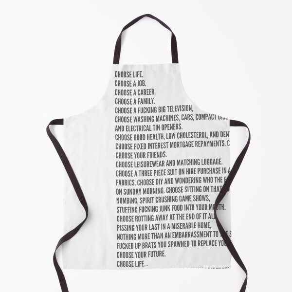 Item preview, Choose life quote without heroin bold type portrait design designed and sold by WordStruggle.