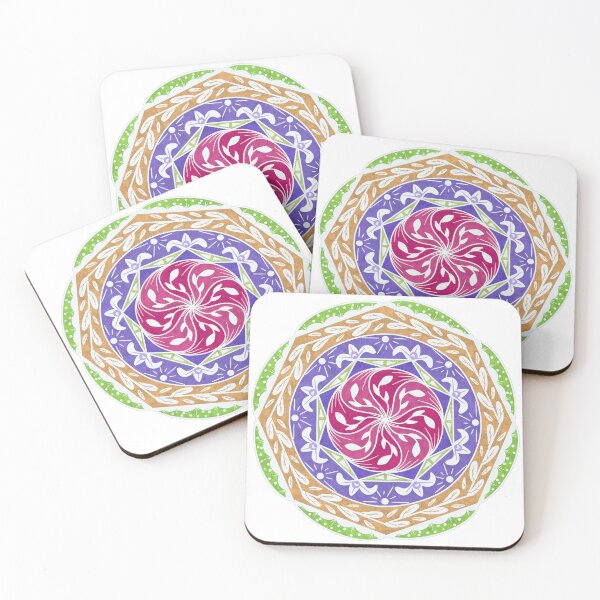 Item preview, Hippy folk patern mandala designed and sold by gagarotak.