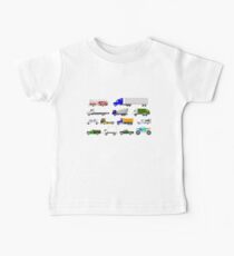 Camiseta para bebés Camiones - The Kids 'Picture Show - Pixel Art
