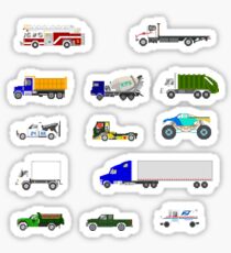 Trucks - The Kids' Picture Show - Pixel Art Sticker
