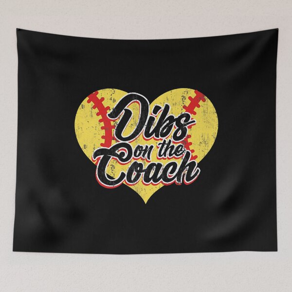 Item preview, Dibs On The Coach Funny Softball For Girlfriend Gift designed and sold by MichelSorour.