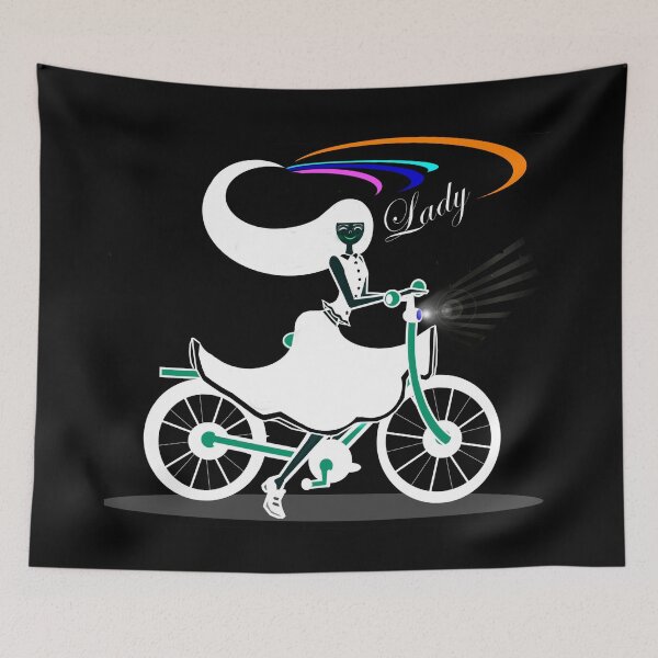 Item preview, Lady -  Invert colors effect designed and sold by Shirley cute art .