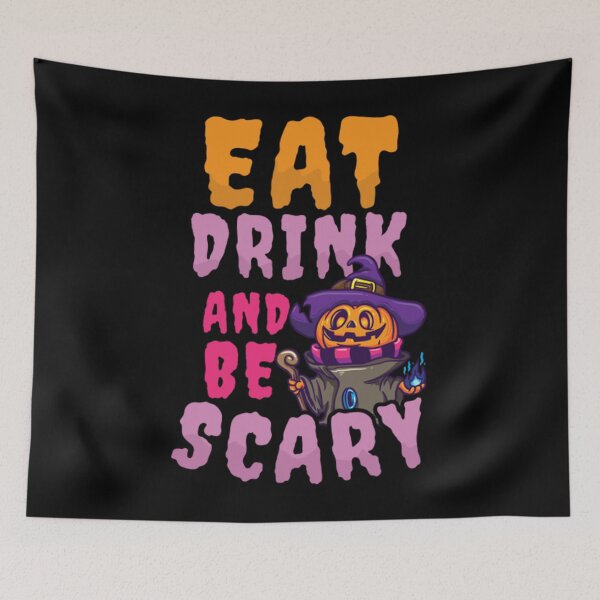 Item preview, Halloween Pumpkin -  Eat Drink Be Scary designed and sold by fmconainl.