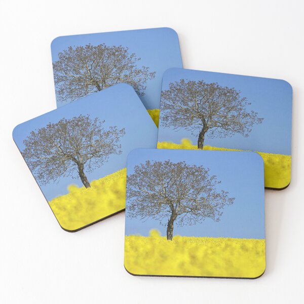Item preview, Tree with Yellow flowers, Landscape, Prairie, Daffidils field, designed and sold by Nostrathomas66.