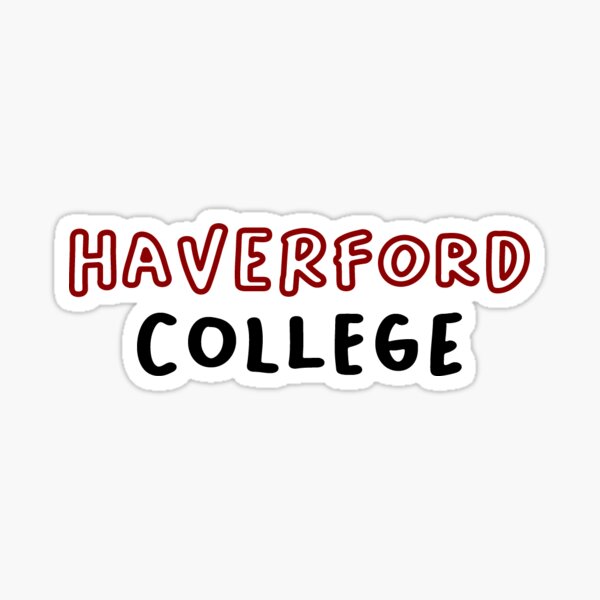 Haverford College Sticker For Sale By Lailaamira Redbubble