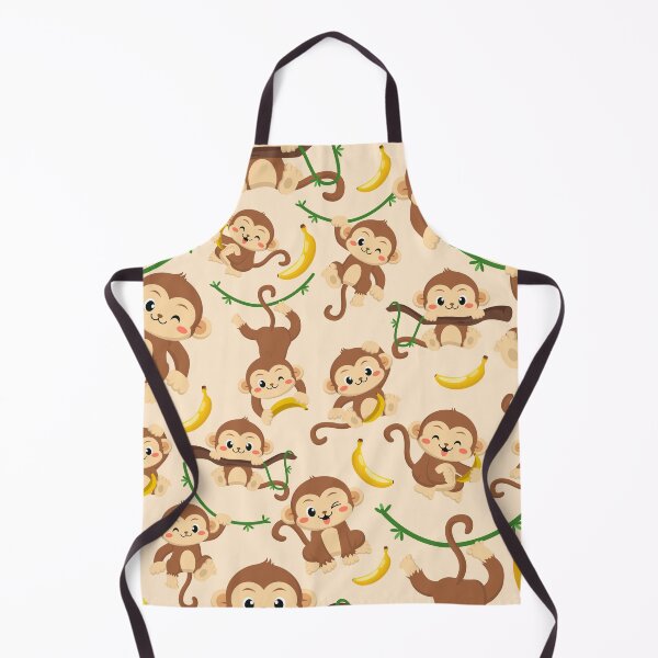 Item preview, Monkey and Bananas Pattern designed and sold by creatinginlove.