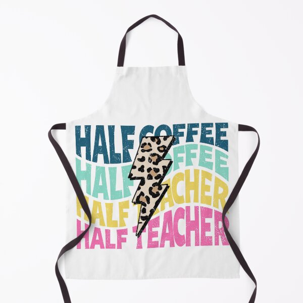 Artikelvorschau, Halber Kaffee, halber Lehrer, Retro-Lehrer, Lehrer-Fall entworfen und verkauft von taby2you.