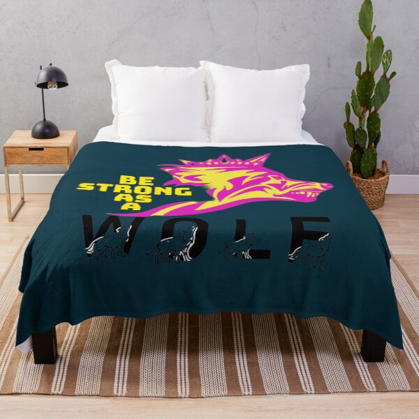 Item preview, BE STRONG AS A WOLF designed and sold by TeesBsStore.
