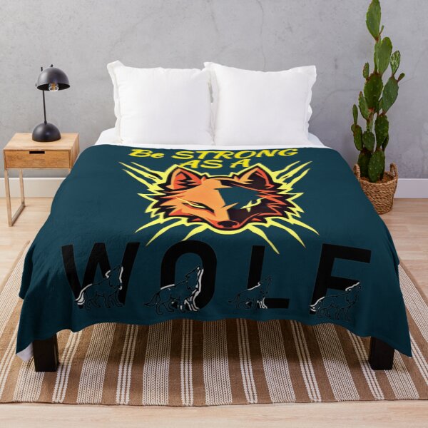 Item preview, BE STRONG AS A wolf designed and sold by TeesBsStore.