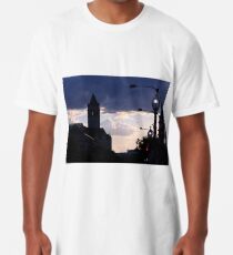 Camiseta larga Una silueta al atardecer en Pennsylvania Avenue